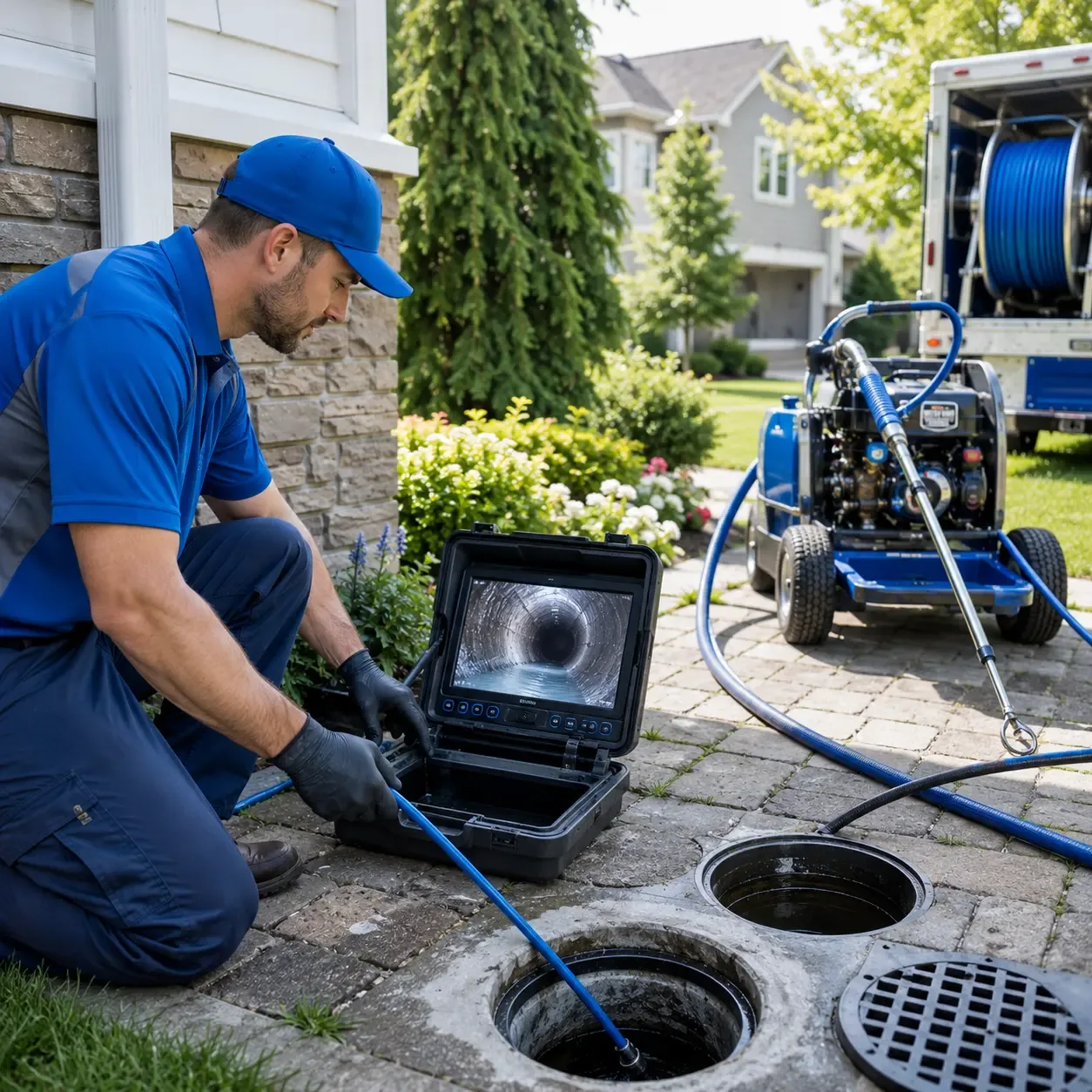 Outdoor drain cleaning professionals serving Hanover, IN